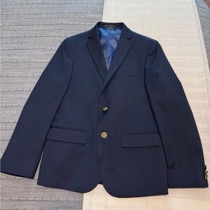 Lauren Ralph Lauren Classic Navy Boys Navy Blazer 14R